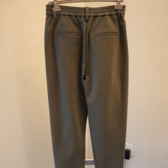 Brunello Cucinelli Pants Military Green Relax Pull On Style Size 8 New Tag $1950 - Picture 7 of 10